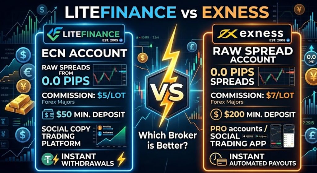 LiteFinance vs Exness